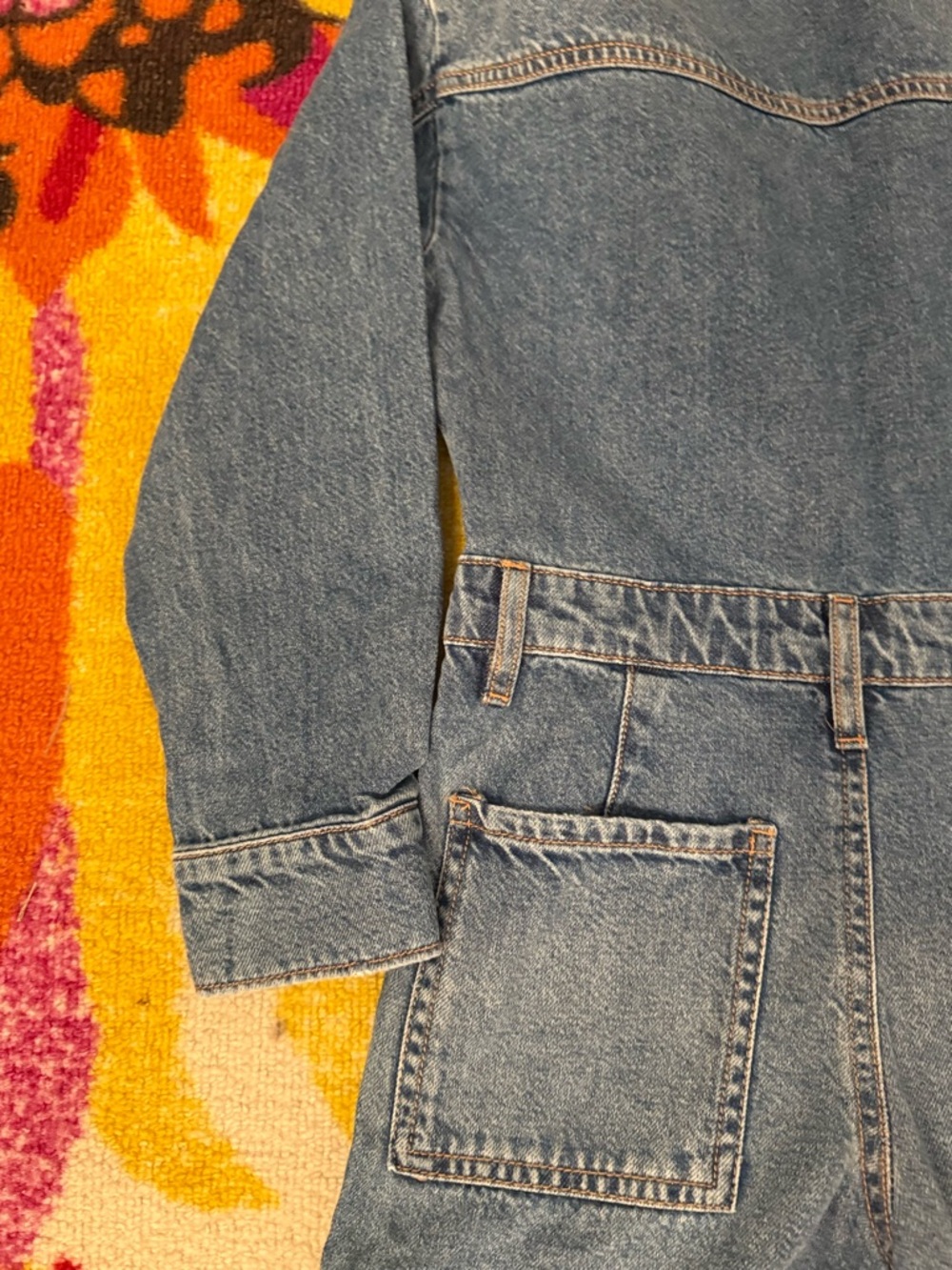 Zara Kids Denim Utility Jumpsuit - Picture 10 of 10